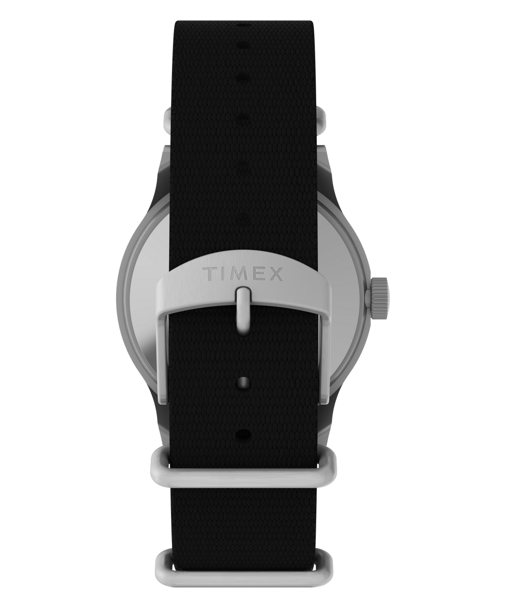 Timex Peanuts Mens Watch with Black Dial and Black Strap TW2Y85400