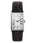 Timex Ladies Watch with Silver Dial and Brown Strap TW2Y88200