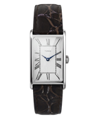 Timex Ladies Watch with Silver Dial and Brown Strap TW2Y88200