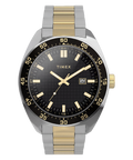 Timex Men's Watch with Black Dial and Two-Tone Strap TW2Y89100