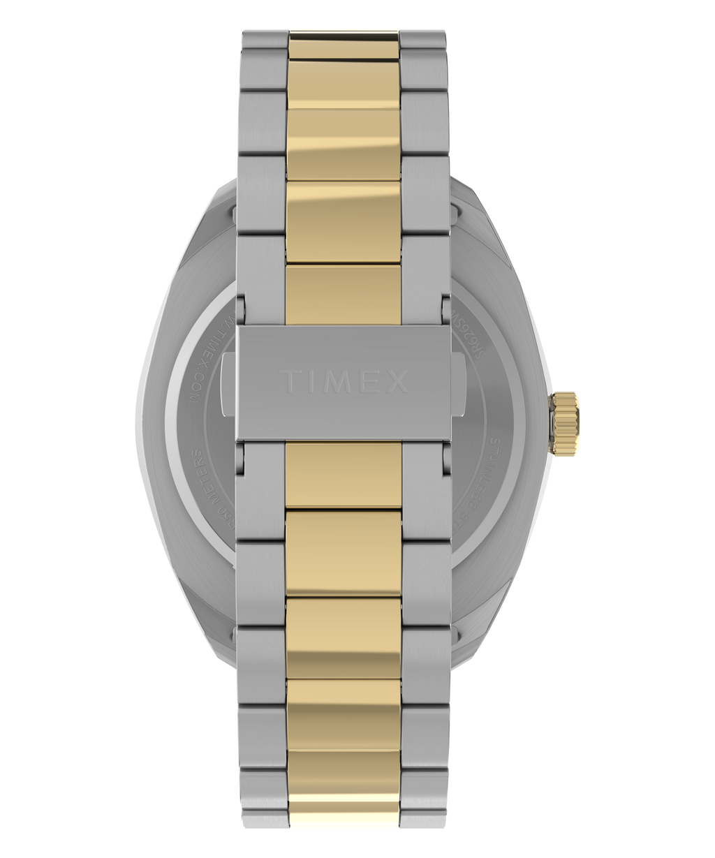 Timex Men's Watch with Black Dial and Two-Tone Strap TW2Y89100