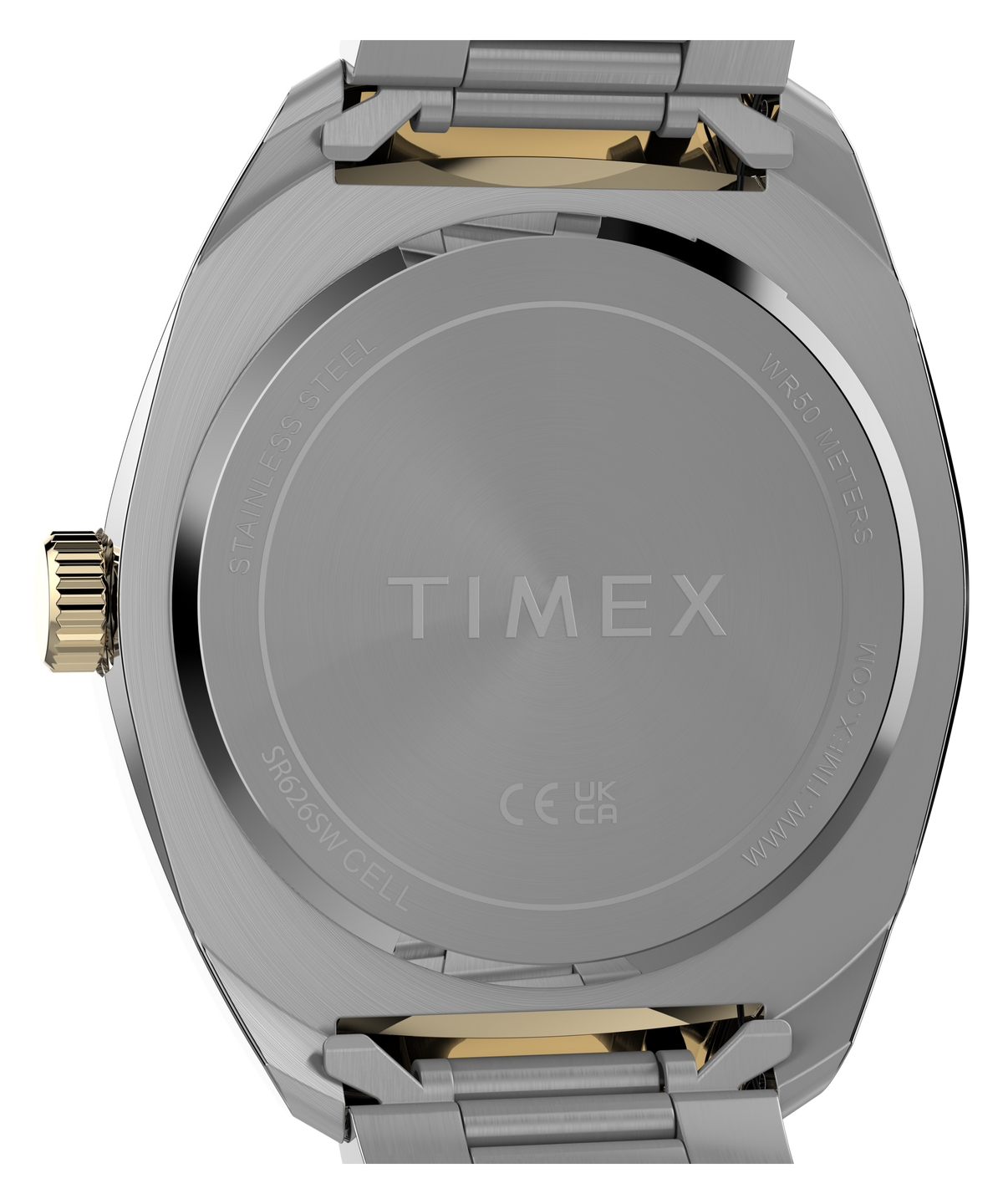 Timex Men's Watch with Black Dial and Two-Tone Strap TW2Y89100
