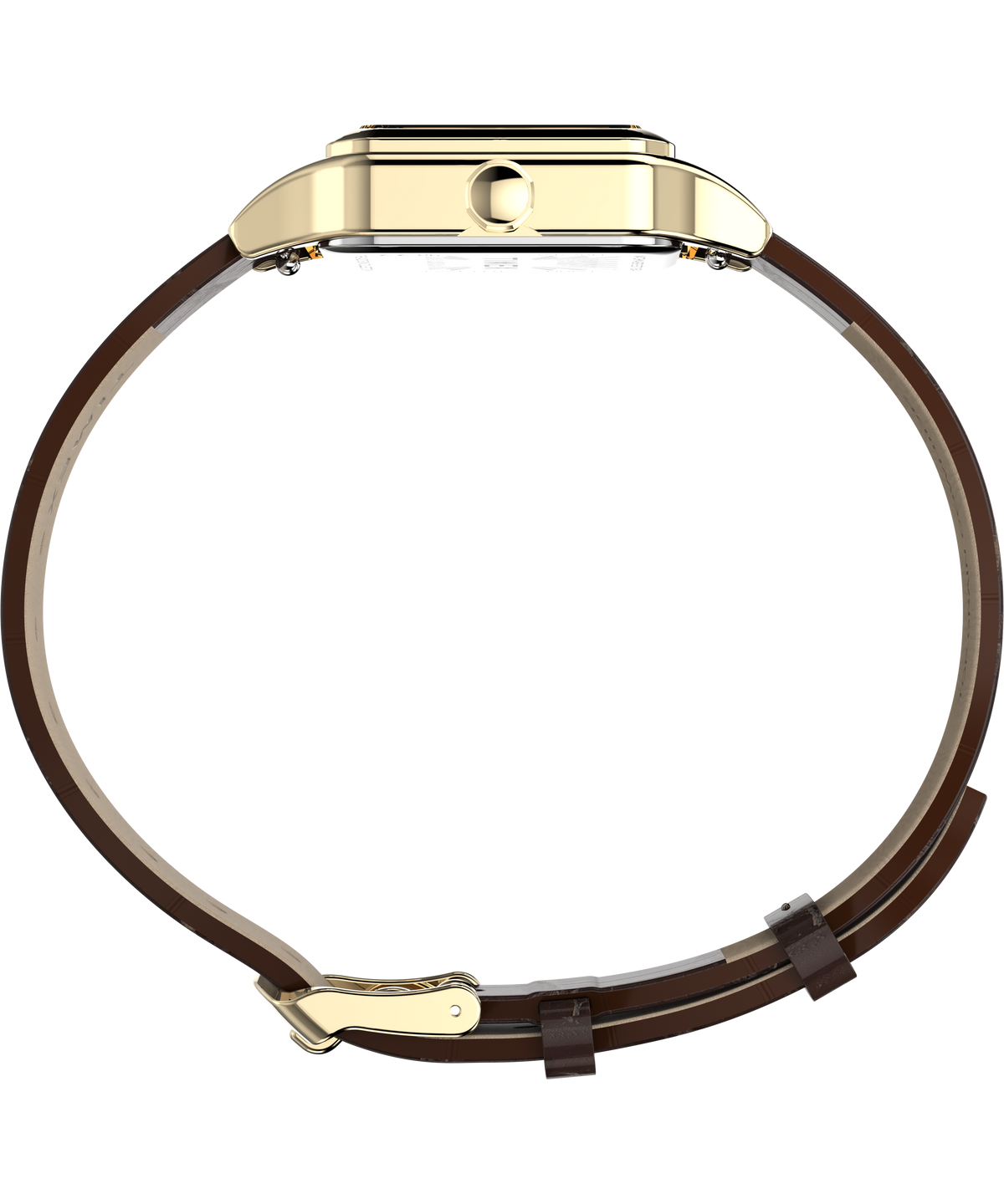 Timex Addison Ladies Watch with Champagne Dial and Brown Strap TW2Y90700