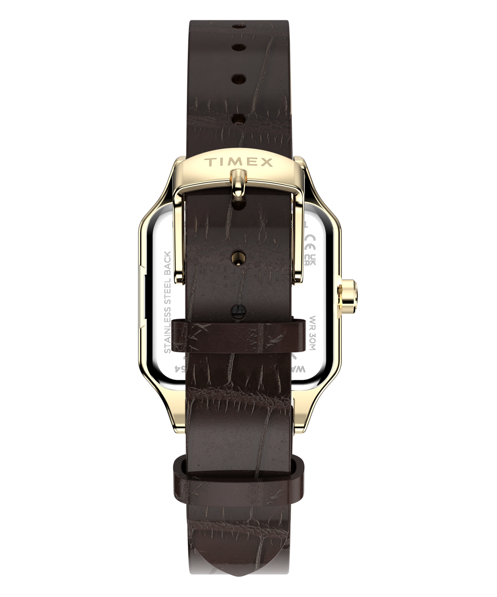 Timex Addison Ladies Watch with Champagne Dial and Brown Strap TW2Y90700
