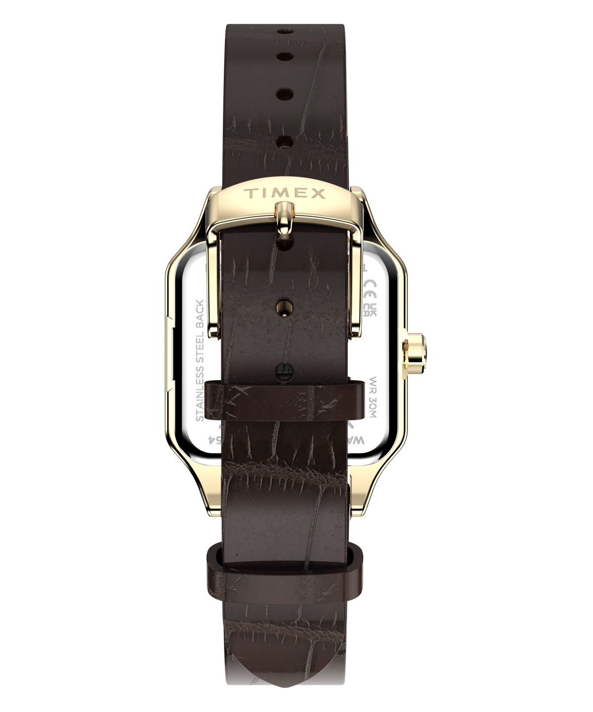Timex Addison Ladies Watch with Champagne Dial and Brown Strap TW2Y90700