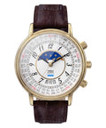 Timex Lab Mens Watch with White Dial and Brown Strap TW2Y99000