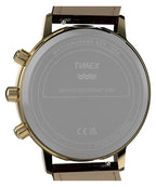 Timex Lab Mens Watch with White Dial and Brown Strap TW2Y99000