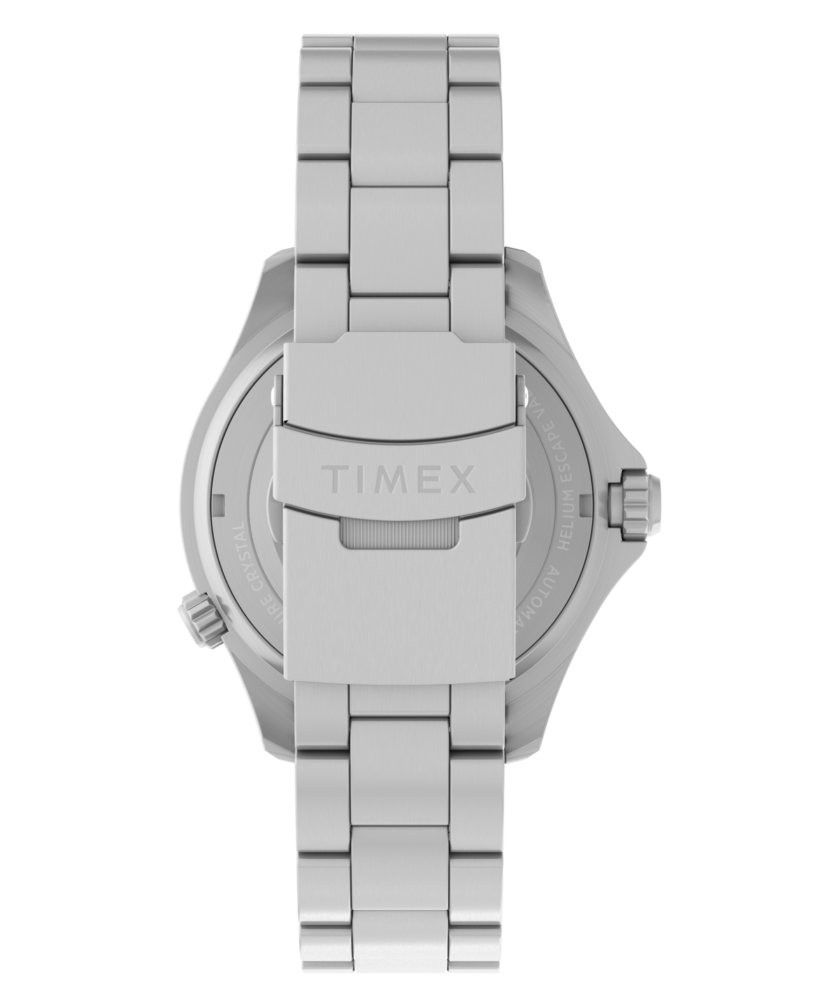 Timex Deepwater Mens Automatic Watch with White Dial and Silver Strap TW3A01600
