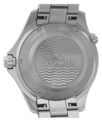 Timex Deepwater Mens Automatic Watch with White Dial and Silver Strap TW3A01600