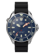 Timex Deepwater Mens Automatic Watch with Blue Dial and Black Strap TW3A01700