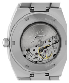 Timex E Line Men's Automatic Watch with Silver Dial and Silver Strap TW6A00500