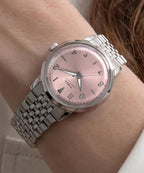Timex Marlin Ladies Watch with Pink Dial and Silver Strap TW6A03900