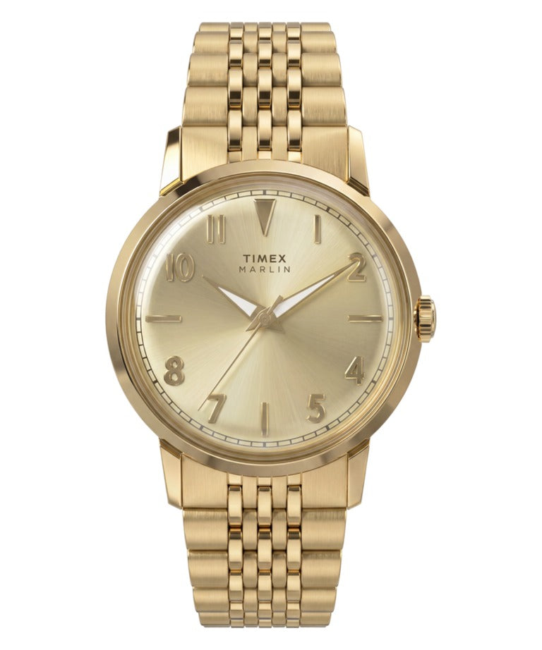 Timex Marlin Ladies Watch with Champagne Dial and Gold Strap TW6A04000