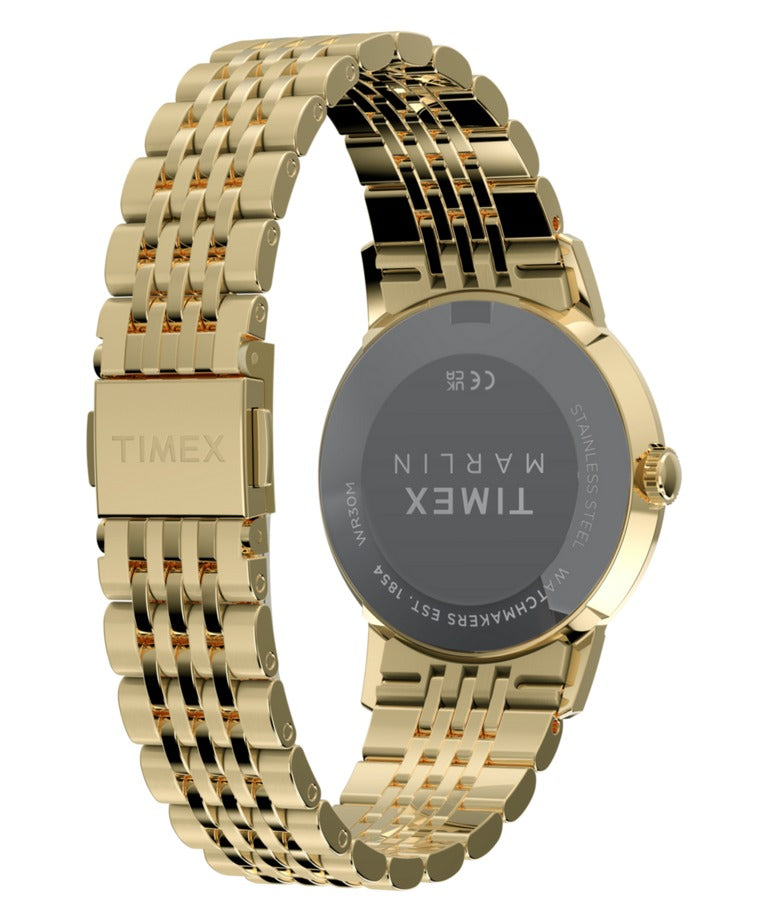Timex Marlin Ladies Watch with Champagne Dial and Gold Strap TW6A04000