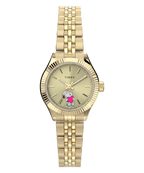 Timex Peanuts Ladies Watch with Champagne Dial and Gold Strap TW6A07400