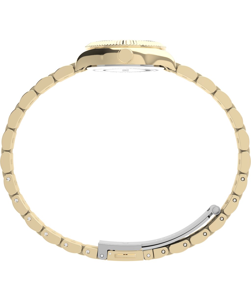 Timex Peanuts Ladies Watch with Champagne Dial and Gold Strap TW6A07400