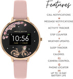 Amelia Austin Bicycle Ladies Smart Watch with Pink Leather Strap AA03-2018