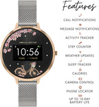 Amelia Austin Bicycle Ladies Smart Watch with Silver Milanese Strap AA03-4003