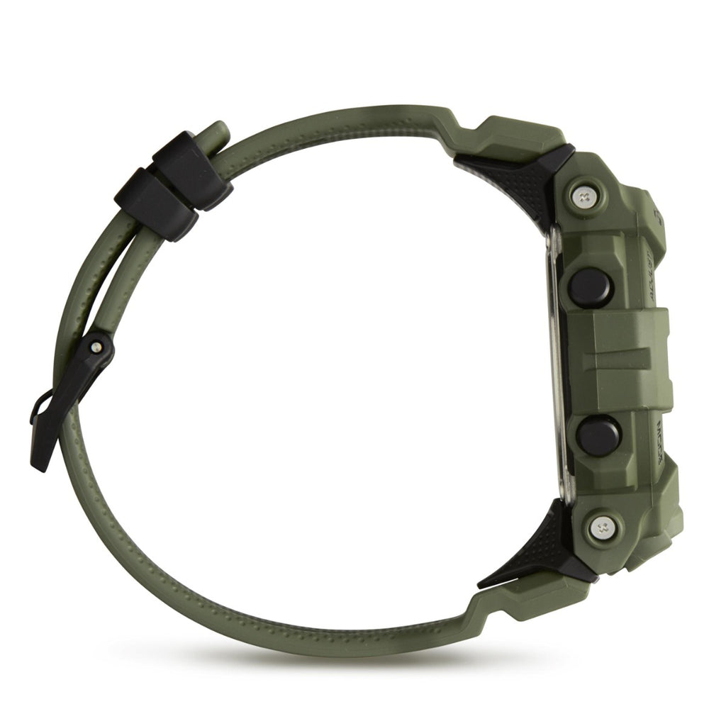 Casio G-Shock Gwyliad Digidol i Ddynion gyda Deial Du a Strap Gwyrdd GBD-800UC-3ER