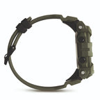 Casio G-Shock Gwyliad Digidol i Ddynion gyda Deial Du a Strap Gwyrdd GBD-800UC-3ER
