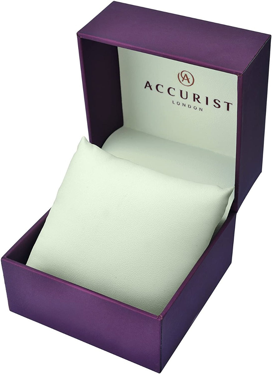 Accurist Mens Titanium Watch with Black Dial 7139