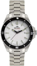 Rotary Mens Watch with White Dial and Silver Bracelet AGB00293/06