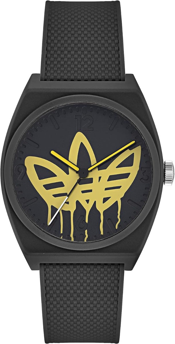 Adidas Mens Watch with Black Silicone Strap AOST220382