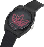 Adidas Mens Watch with Black Silicone Strap AOST220392