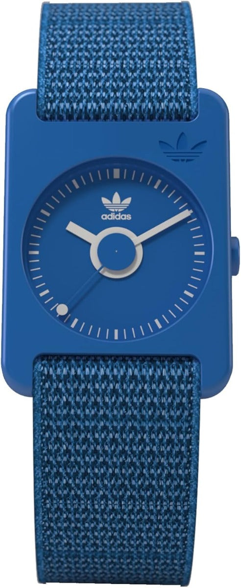 Adidas Mens Watch with Blue Dial and Blue Canvas Strap Watch AOST225412I