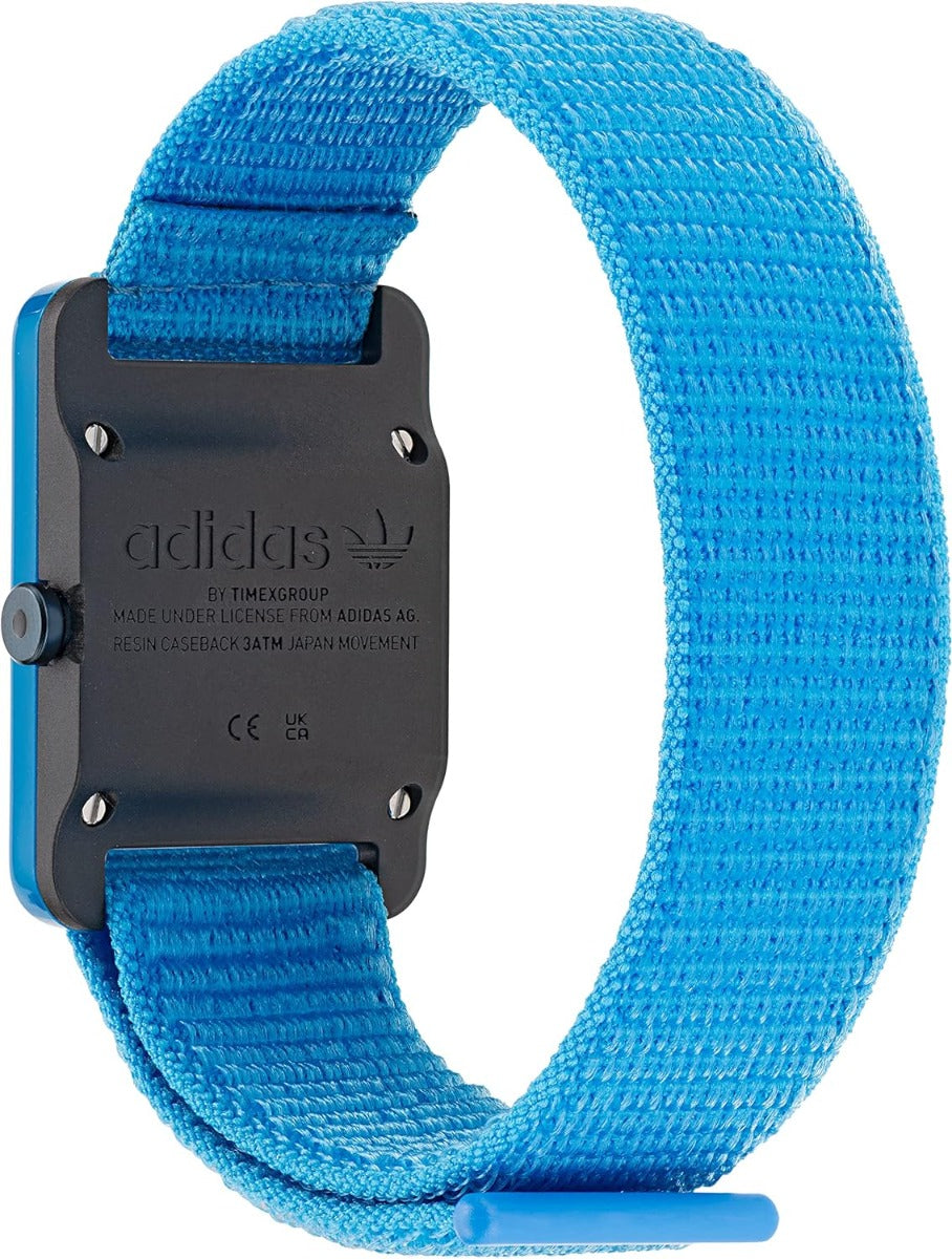 Adidas Mens Watch with Blue Dial and Blue Canvas Strap Watch AOST225412I