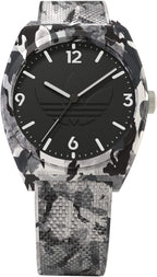 Adidas Mens Watch with White Camo Strap AOST225682