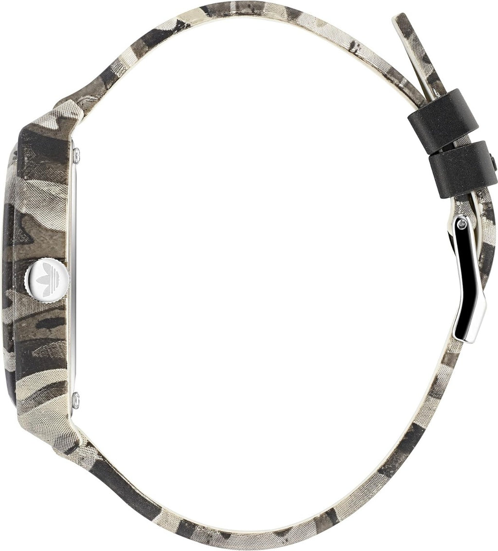 Adidas Mens Watch with White Camo Strap AOST225682
