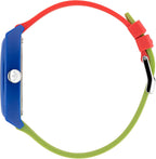 Adidas Mens Watch with Green Dial Green and Red Resin Strap AOST230552I