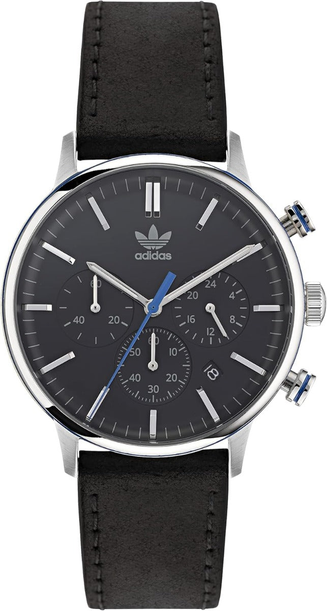 Adidas Mens Watch with Black Dial and Black Strap AOSY220132I