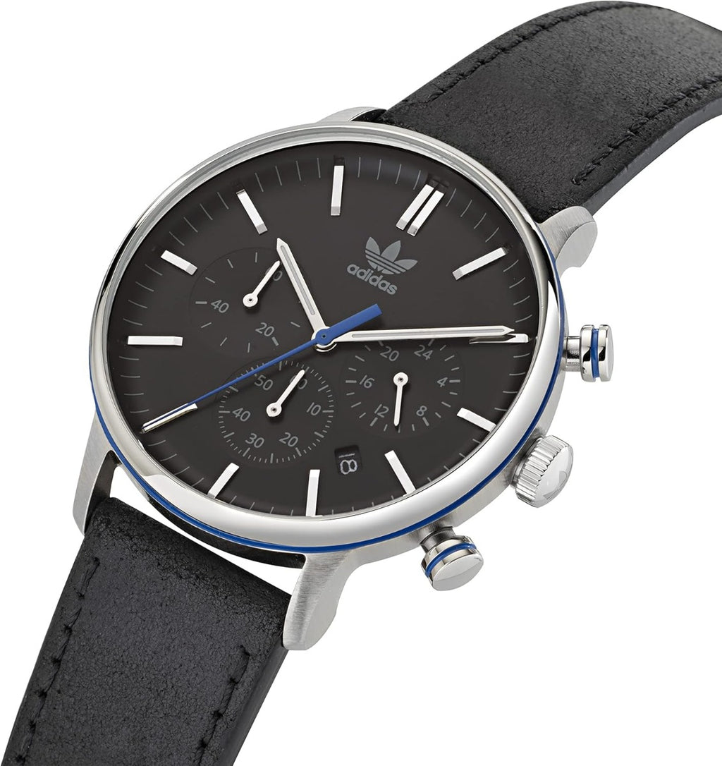 Adidas Mens Watch with Black Dial and Black Strap AOSY220132I