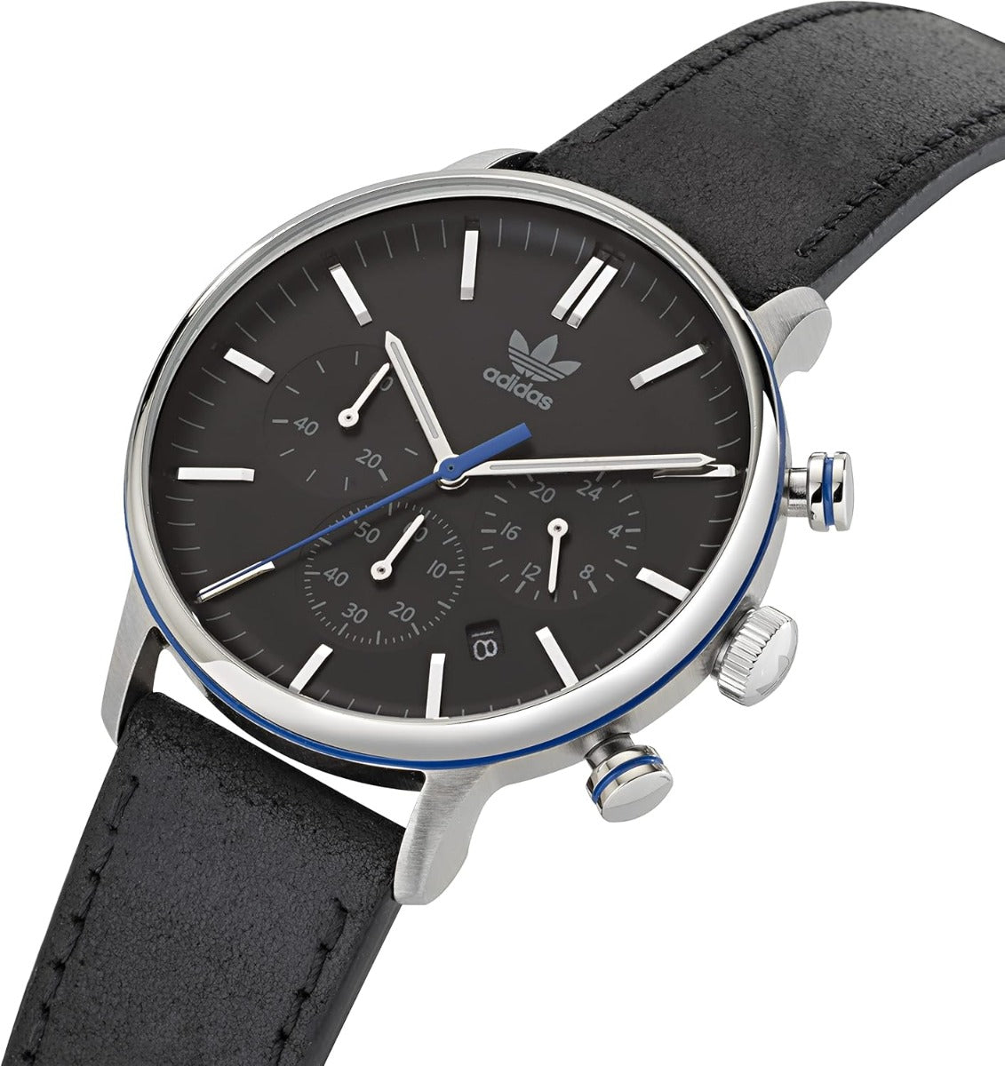 Adidas Mens Watch with Black Dial and Black Strap AOSY220132I