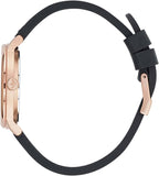 Adidas Ladies Watch with Rose Gold Dial and Black Silicone Strap AOSY220702I