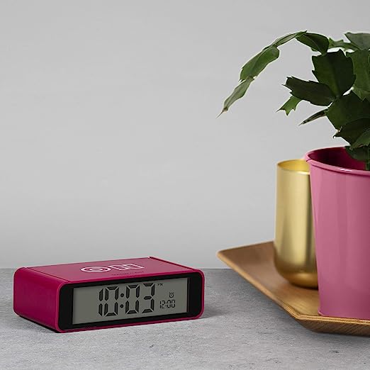 Precision Pink Desk Flip Alarm Clock AP0018-Pink