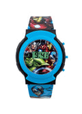 Disney Avengers Kids Light Up Digital Watch With Silicon Strap AVG3581