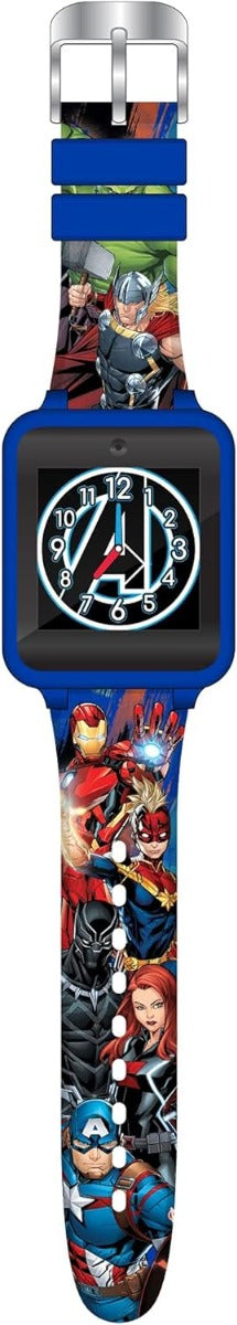 Avengers Boys Smart Watch with Blue Silicone Strap AVG4665