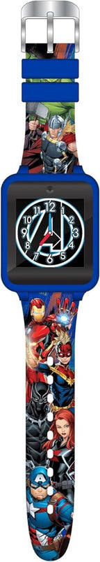 Avengers Boys Smart Watch with Blue Silicone Strap AVG4665