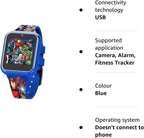 Avengers Boys Smart Watch with Blue Silicone Strap AVG4665
