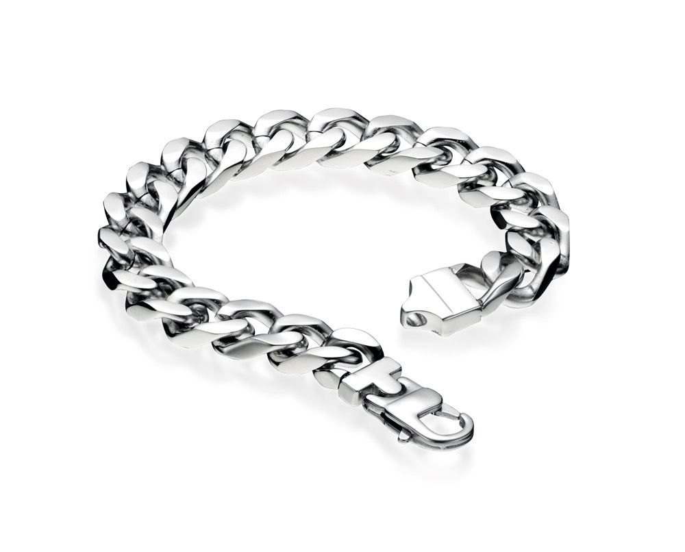 Fred Bennett Heavyweight Curb Chain Bracelet B3896