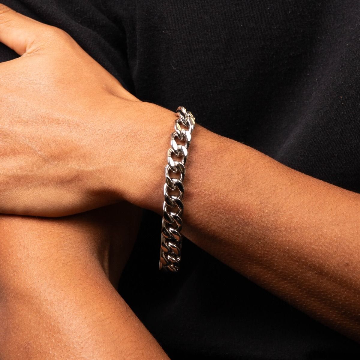 Fred Bennett Heavyweight Curb Chain Bracelet B3896