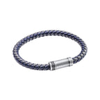Fred Bennett Two Tone Woven Leather Bracelet B5062