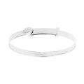 Bangle Ehangu Calon D For Diamond Gyda Diemwnt Go Iawn B773