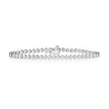 Breichled Tennis Diemwnt Aur Gwyn 9ct 0.5 CT