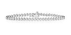 Breichled Tennis Diemwnt Aur Gwyn 9ct 0.5 CT