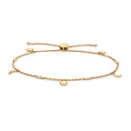 Breichled Ddiemwnt Aur Melyn 9ct 0.08 CT