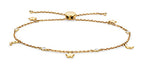 Breichled Ddiemwnt Aur Melyn 9ct 0.08 CT